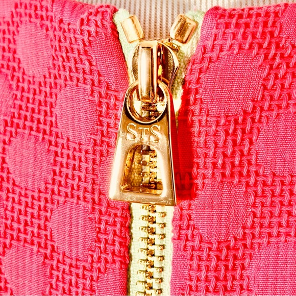 Sail To Sable Women’s Coral Dot Short Sleeve Shift Dress Size 8 - Picture 5 of 7